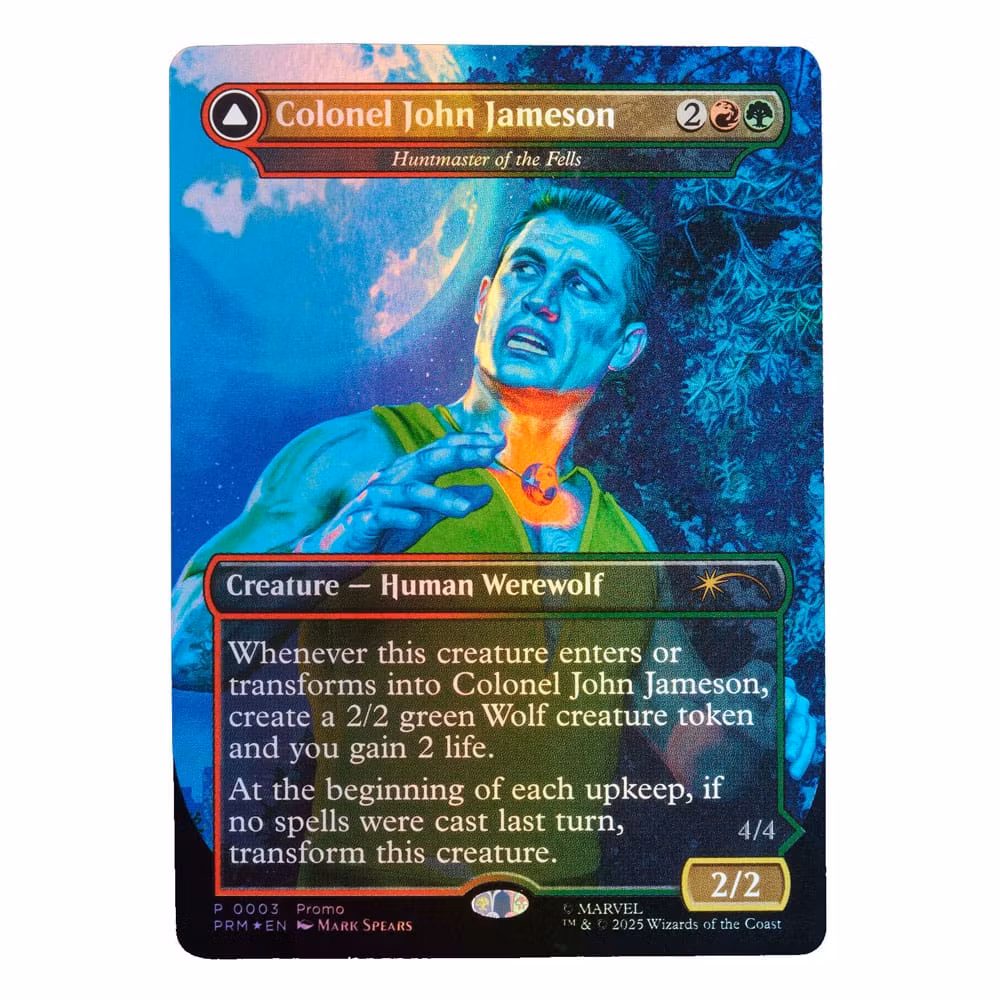 Marvel Legends Magic: The Gathering Action Figure Man-Wolf (plus Exclusive Foil Card) 15 cm