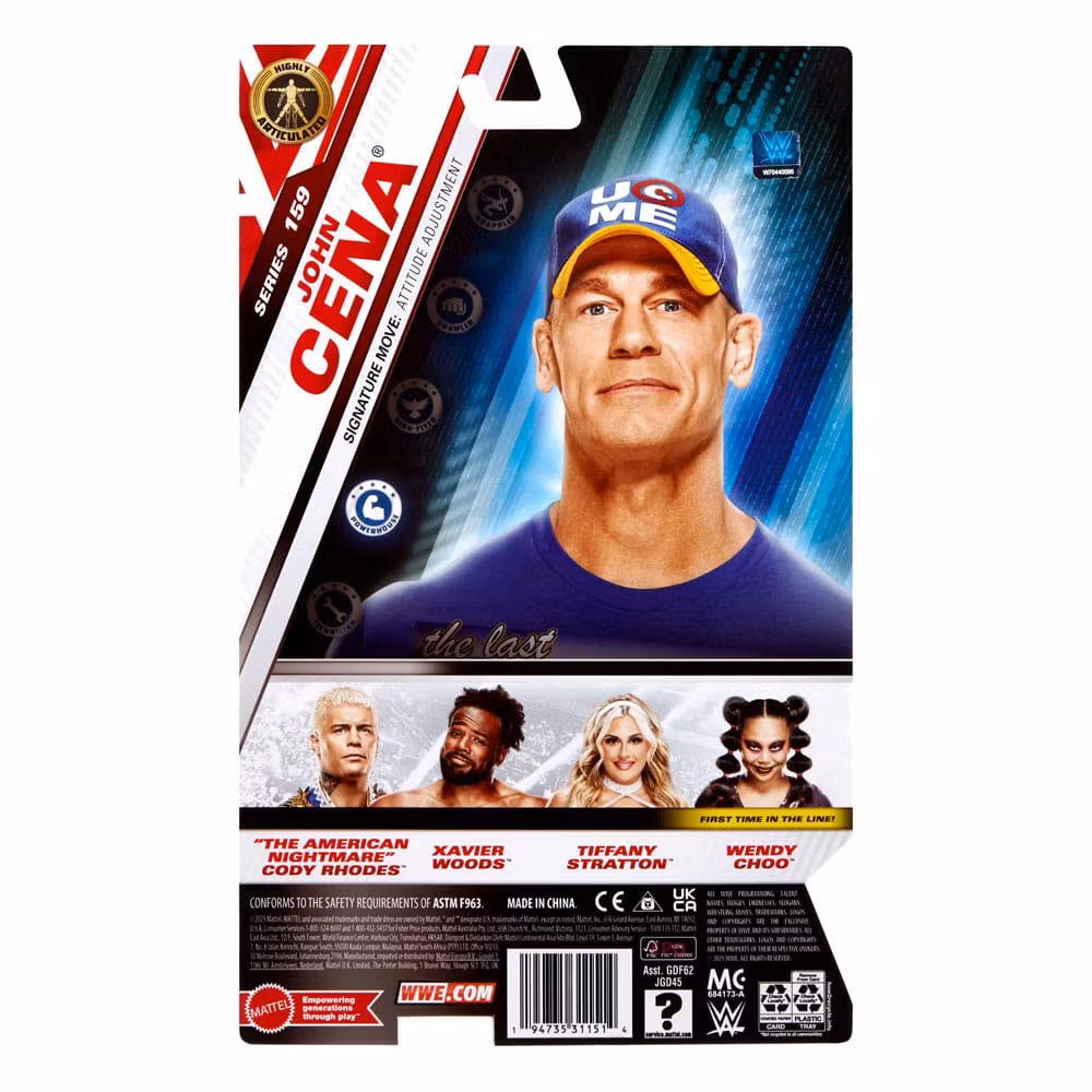 WWE Main Event Series Action Figure John Cena 15 cm