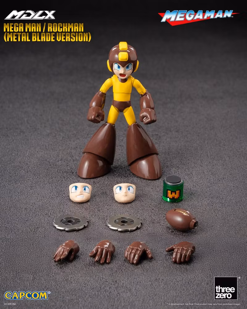 Mega Man MDLX Action Figure Mega Man / Rockman (Metal Blade Version) 10 cm