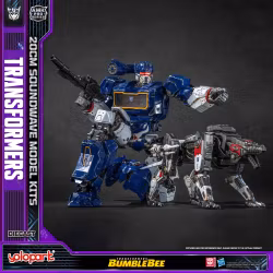 Transformers Yolopar byggesett: AMK Pro Series Soundwave/Ravage (Oversea Version) 20 cm