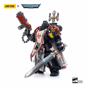 Warhammer 40k Action Figure 1/18 Black Templars Sword Brethren Brother Lombast 12 cm