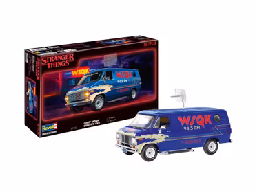 Stranger Things Byggesett 1/25 Squawk Van 21 cm