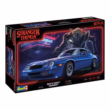 Stranger Things Byggesett 1/25 1985 Chevy Camaro Z/28 19 cm