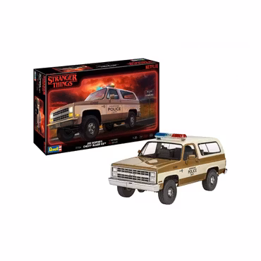 Stranger Things Byggesett 1/25 1985 Chevrolet K5 Blazer 19 cm