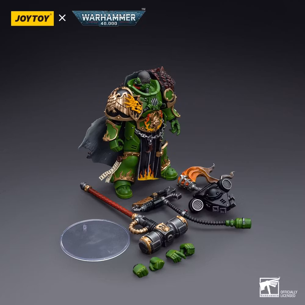 Warhammer 40k Action Figure 1/18 Salamanders Captain Adrax Agatone 12 cm