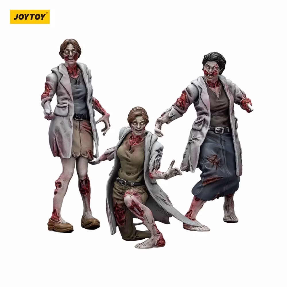 Zombie Dark Source Action Figures 3-Pack Medics 8 cm