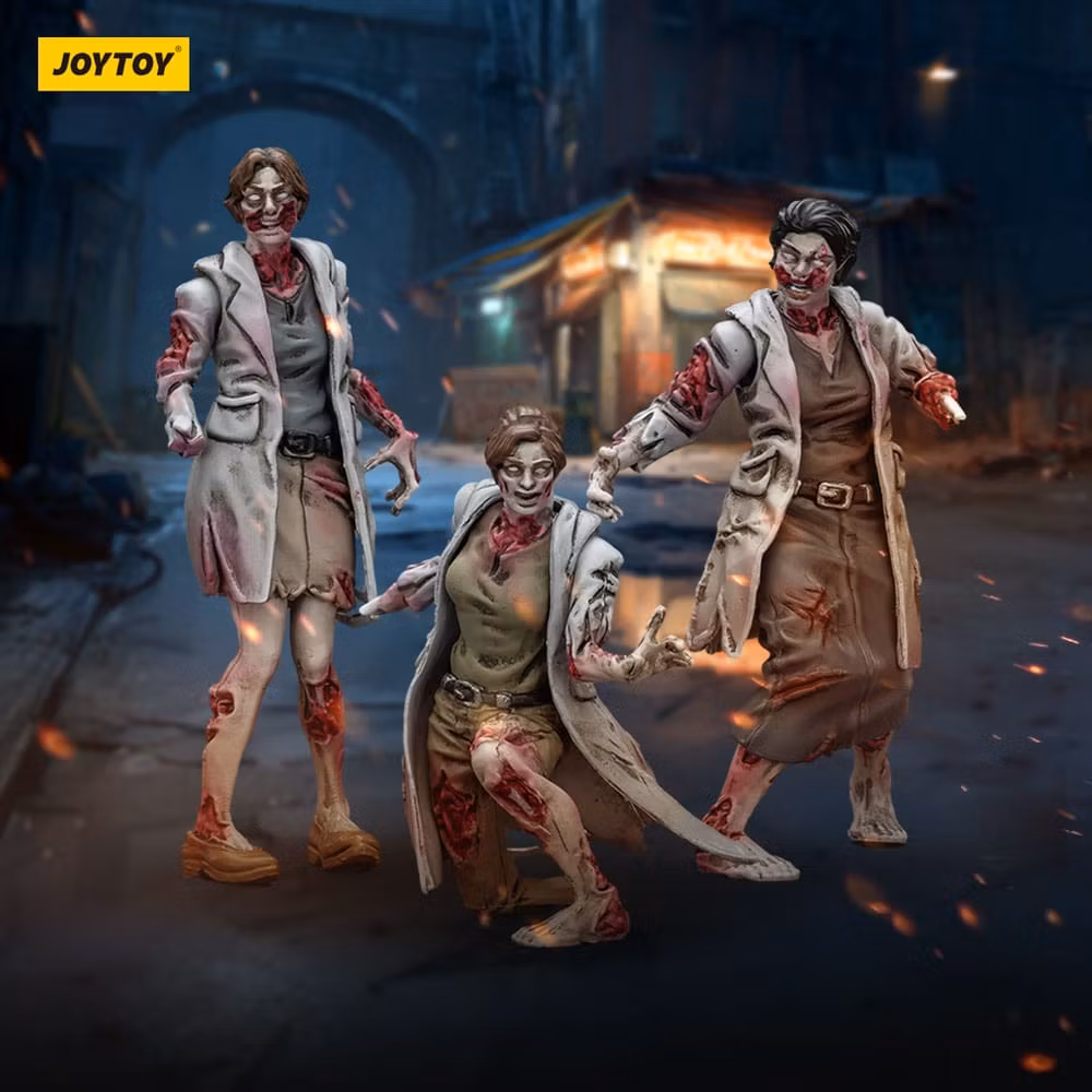 Zombie Dark Source Action Figures 3-Pack Medics 8 cm