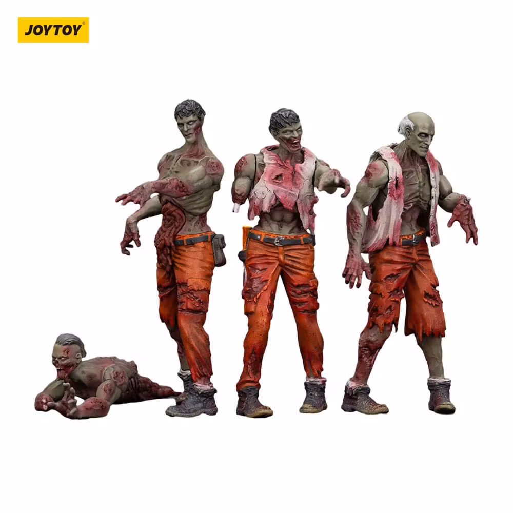 Zombie Dark Source Action Figures 4-Pack Mechanic Team 8 cm