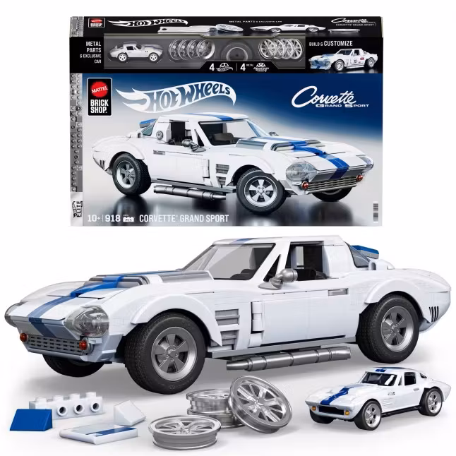 (PÅ VEI) Mattel Brick Shop Hot Wheels Elite Series Corvette Sport (Totalpris 795,-)