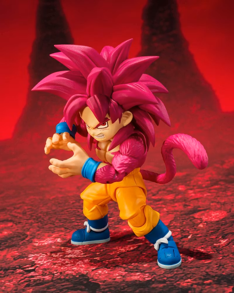 Dragon Ball Daima S.H.Figuarts Action Figure Super Saiyan Level 4 Son Goku (mini) 8 cm