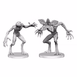 Stranger Things Unpainted Miniatures Demogorgons