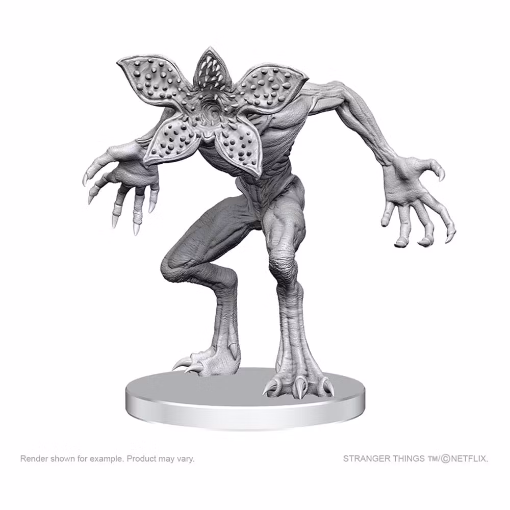 Stranger Things Unpainted Miniatures Demogorgons
