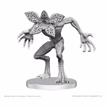 Stranger Things Unpainted Miniatures Demogorgons