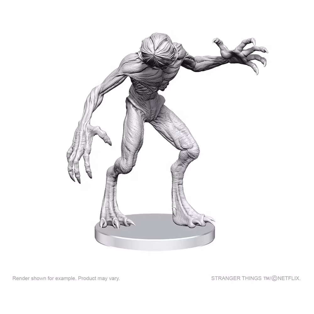 Stranger Things Unpainted Miniatures Demogorgons