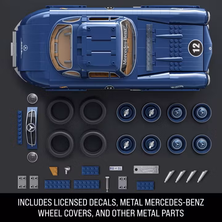 Mattel Brick Shop Hot Wheels Premium Mercedes-Benz 300 SL