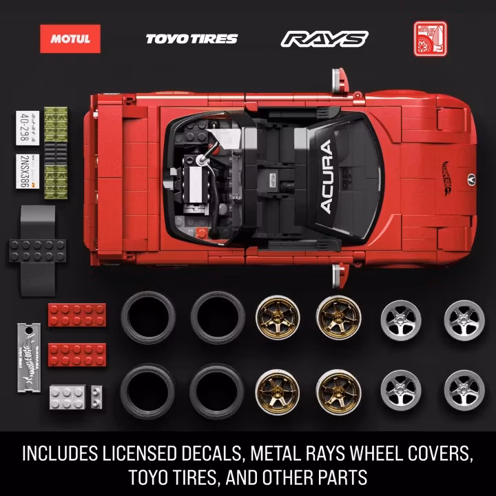 Mattel Brick Shop Hot Wheels Elite Series 1990 Acura NSX