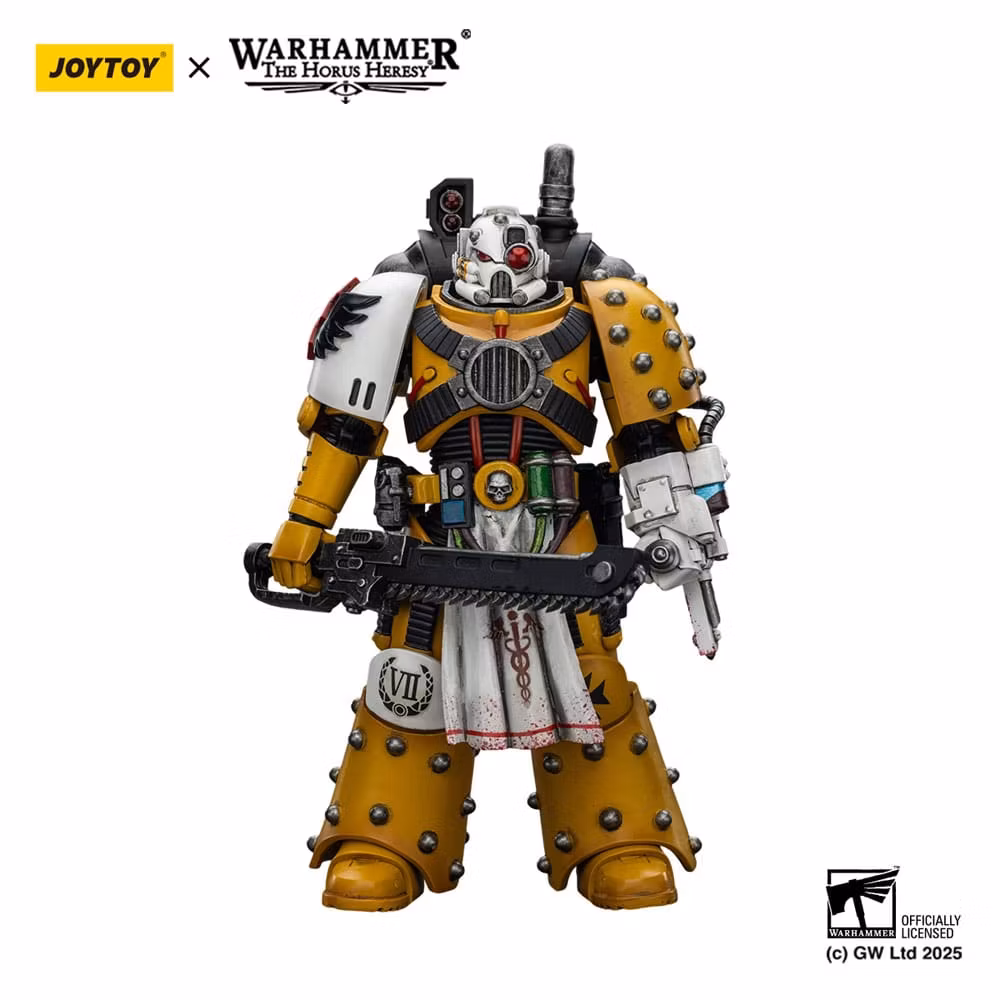 Warhammer 40K imperial Fists Action Figure Legion Apothecary 12 cm