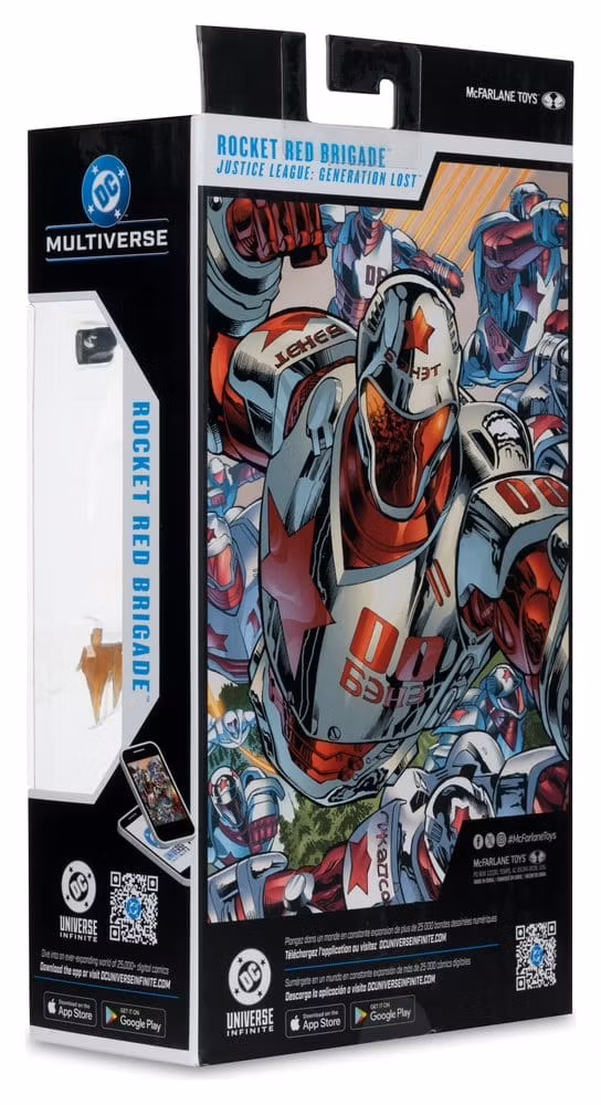 Justice League: Generation Lost DC Multiverse Action Figure Rocket Red Brigade 18 cm