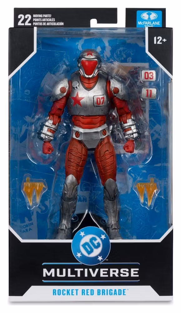 Justice League: Generation Lost DC Multiverse Action Figure Rocket Red Brigade 18 cm