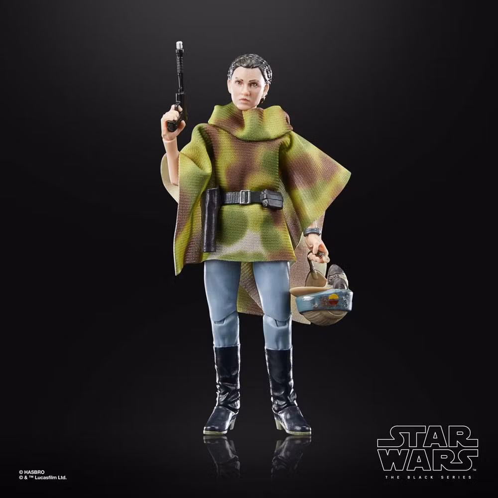 Star Wars Black Series Princess Leia (Endor) Skadet emballasje