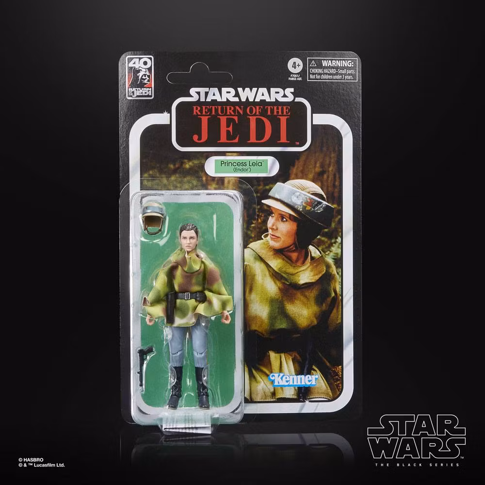 Star Wars Black Series Princess Leia (Endor) Skadet emballasje