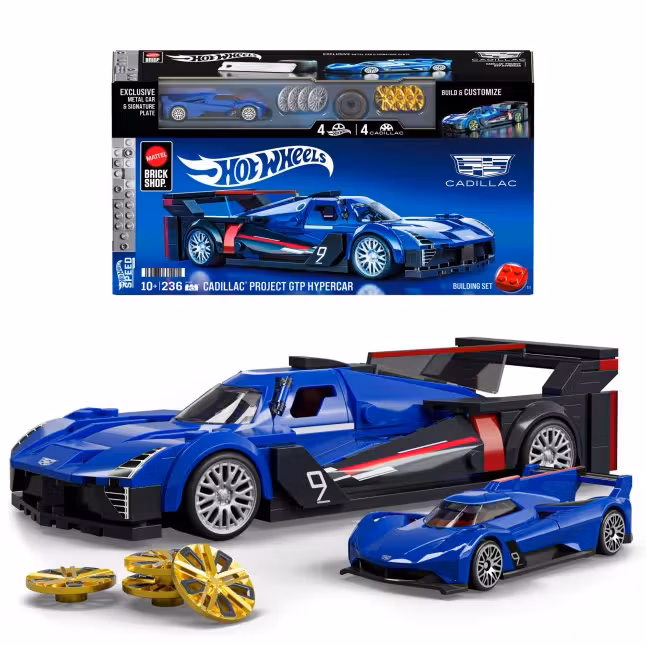 Mattel Brick Shop Hot Wheels Speed series Cadillac GTP