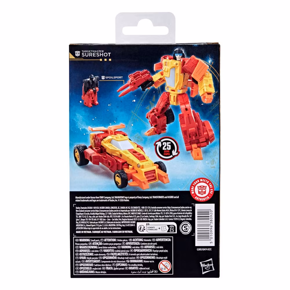 Transformers Age of the Primes Deluxe Class Action Figure Targetmaster Sureshot 14 cm