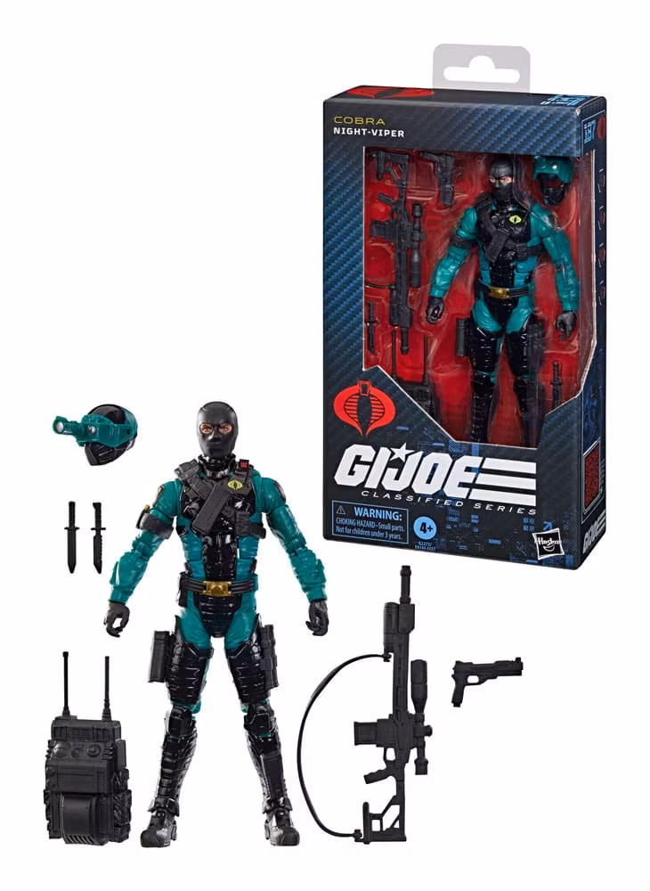 G.I. Joe Classified Series Action Figure Night-Viper 15 cm
