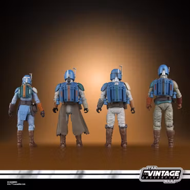 Star Wars: The Mandalorian Vintage Collection Action Figure 4-Pack Mandalorian Shriek-Hawk 10 cm