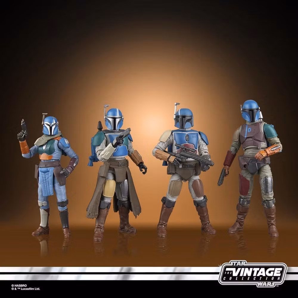 Star Wars: The Mandalorian Vintage Collection Action Figure 4-Pack Mandalorian Shriek-Hawk 10 cm