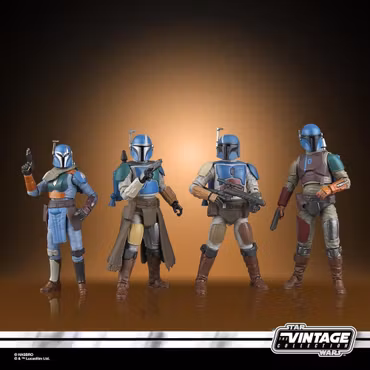 Star Wars: The Mandalorian Vintage Collection Action Figure 4-Pack Mandalorian Shriek-Hawk 10 cm