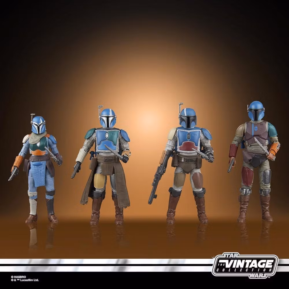 Star Wars: The Mandalorian Vintage Collection Action Figure 4-Pack Mandalorian Shriek-Hawk 10 cm