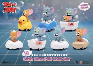Tom & Jerry Pull Back Cars Bath Time Blind Box
