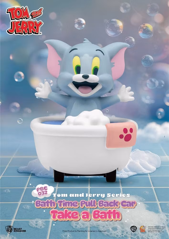 Tom & Jerry Pull Back Cars Bath Time Blind Box