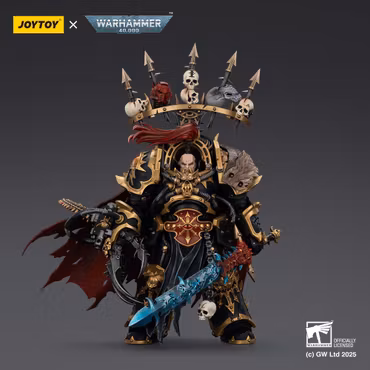 Warhammer 40,000 Action Figure Black Legion Abaddon the Despoiler with Drach'nyen and the Talo 16 cm