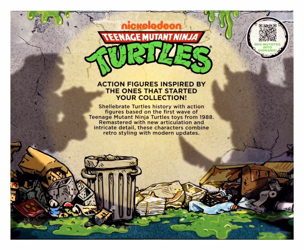 Teenage Mutant Ninja Turtles: Remastered Action Figures Raphael vs. Rocksteady (Totalpris 449,-)