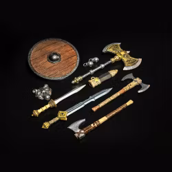 Mythic Legions: Rising Sons Action Figure Accessorys Barbarian Weapons