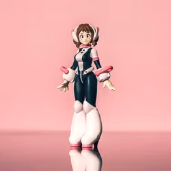 My Hero Academia Collekazaro Action Figure Ochako Uraraka 10 cm