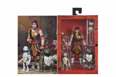 Teenage Mutant Ninja Turtles: The Last Ronin Action Figure Ultimate Casey Marie with Baby Odyn & Uno 17 cm