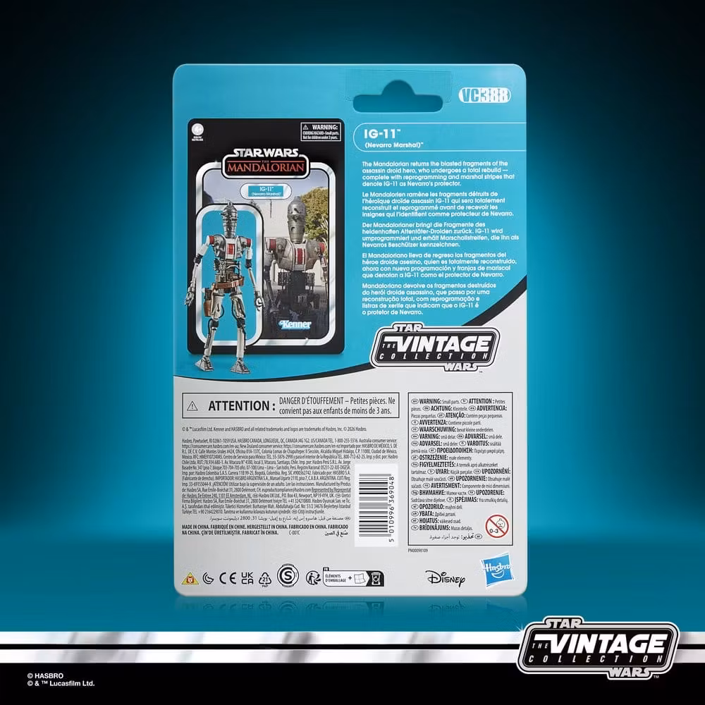 Star Wars: The Mandalorian Vintage Collection Action Figure IG-11 (Nevarro Marshal) 10 cm
