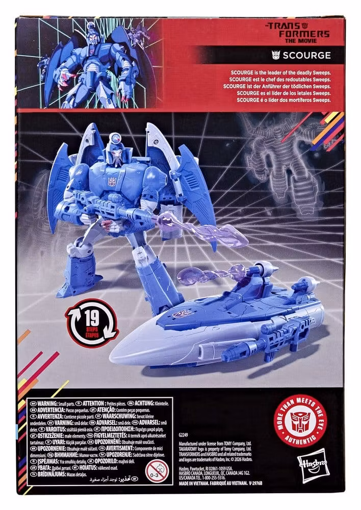 The Transformers: The Movie Studio Series Voyager Class Action Figure MTMTE Collection: Scourge 17 cm