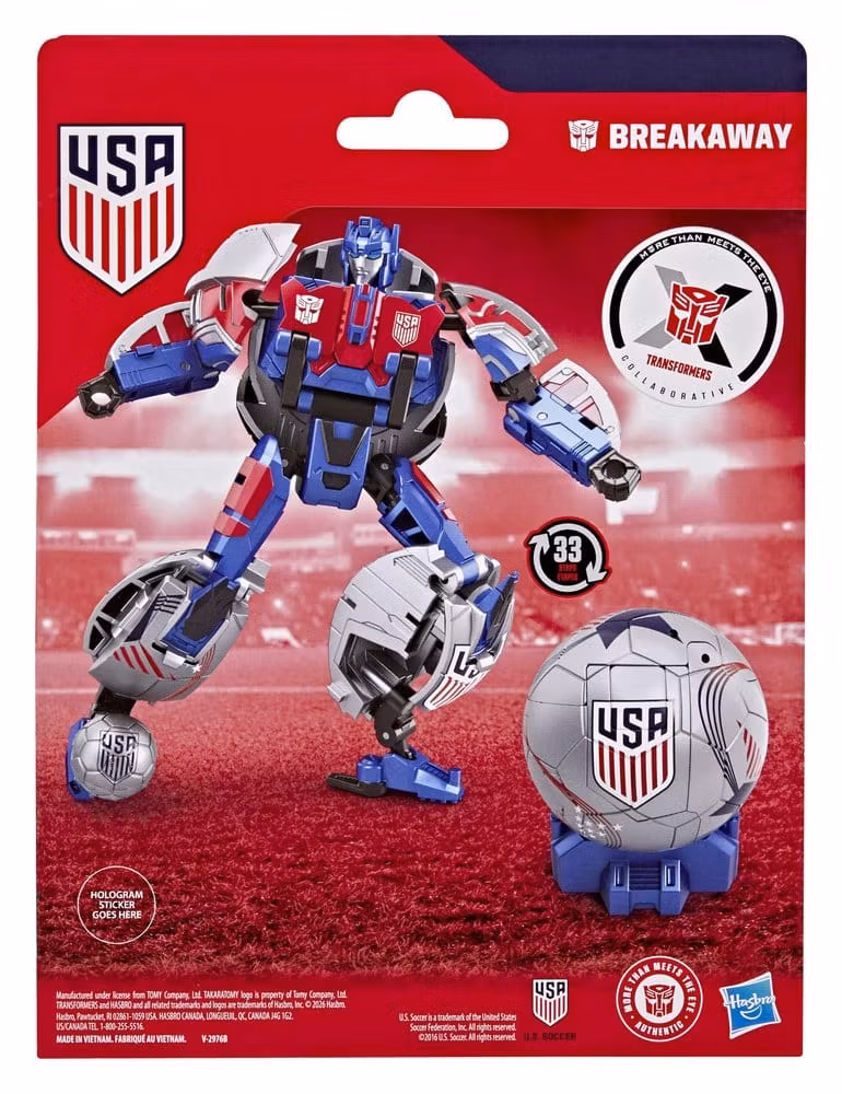 Transformers x US Soccer Federation Action Figure Breakaway 14 cm