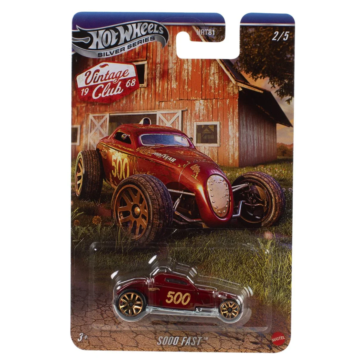 Silver series Vintage 1968 club : Sooo fast (skadet bakplate)