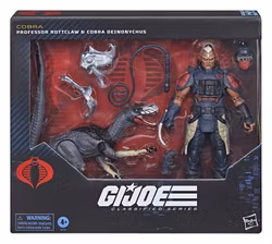 G.I. Joe Classified Series Action Figure 2-Pack #196 Professor Rottclaw & Cobra Deinonychus 15 cm