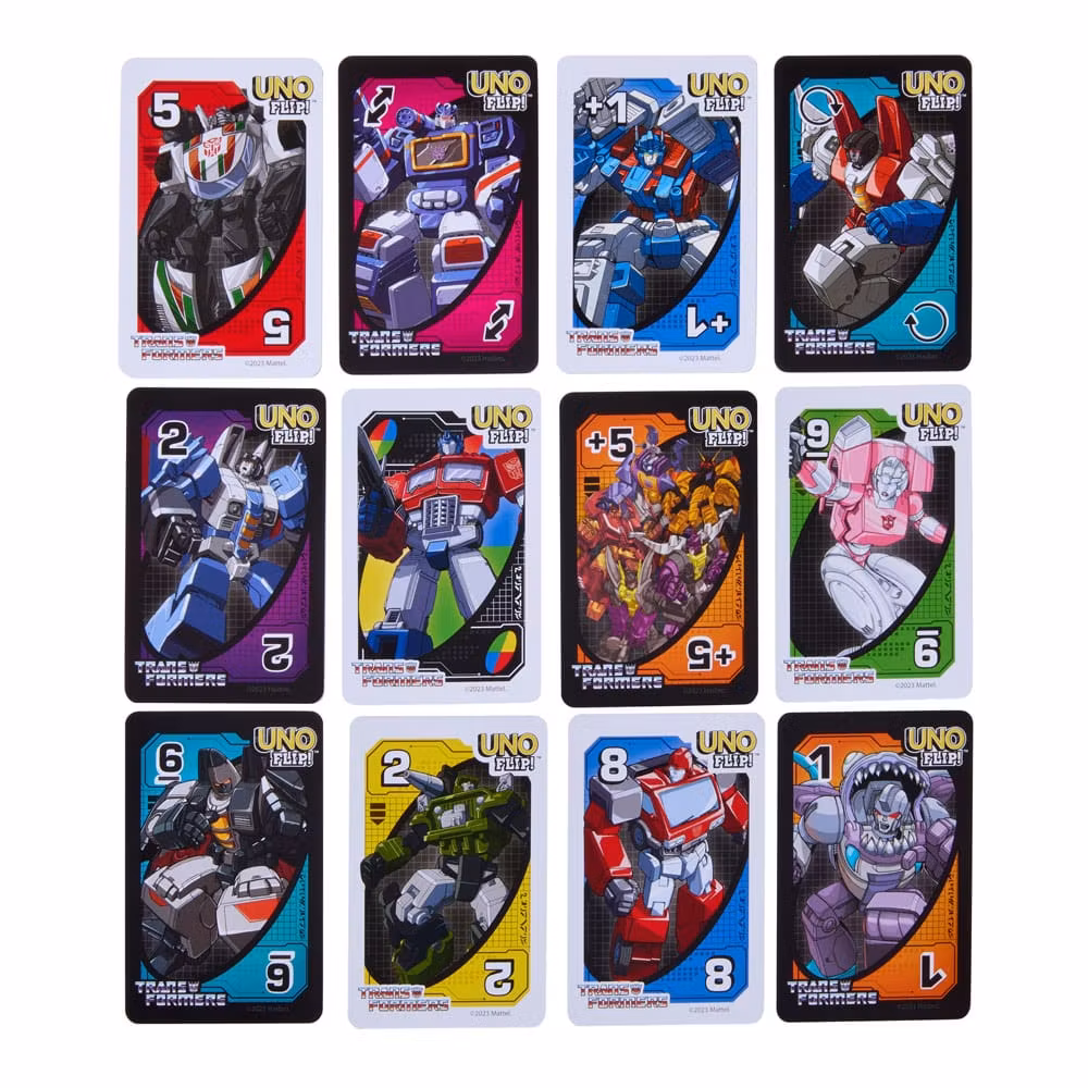 Transformers UNO Flip! Card Game