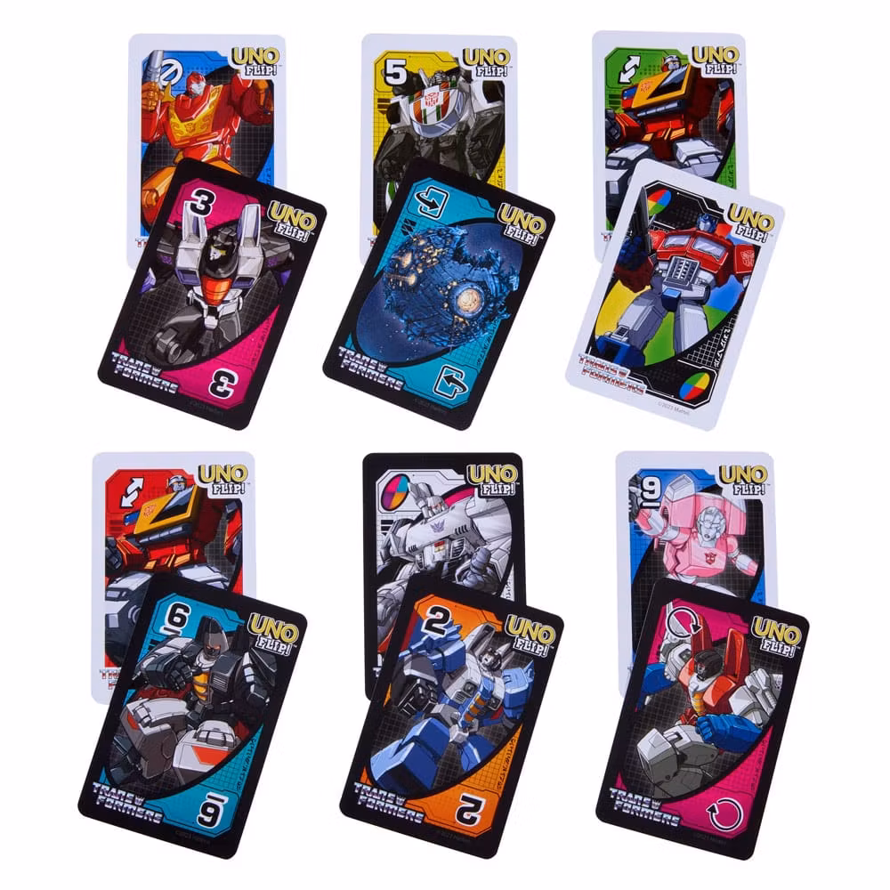 Transformers UNO Flip! Card Game