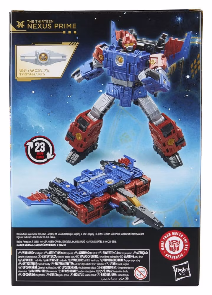 Transformers Age of the Primes Voyager Class Action Figure The Thirteen: Nexus Prime 16 cm