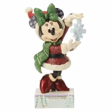 Minnie with a Snowflake. Snow Unique