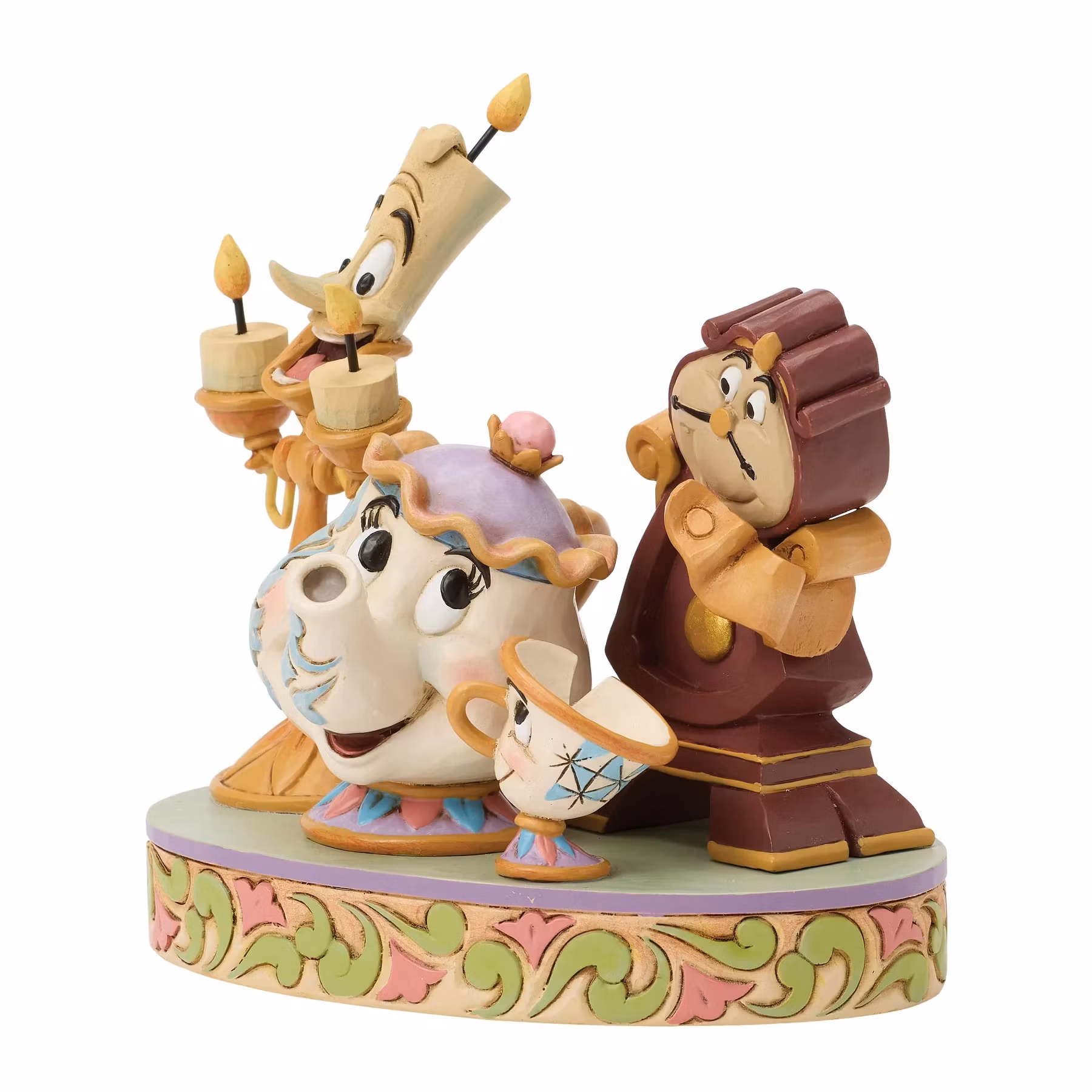 Lumiere, Mrs Potts, Chip & Cogsworth