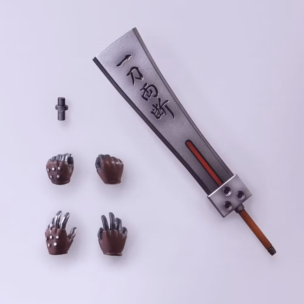 Final Fantasy VII Bring Arts Action Figure Cloud Strife Hardedge Ver. 15 cm